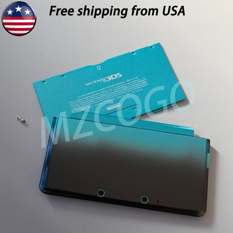 Replacement For Nintendo 3DS Console Housing Shell Case Top & Bottom Cover