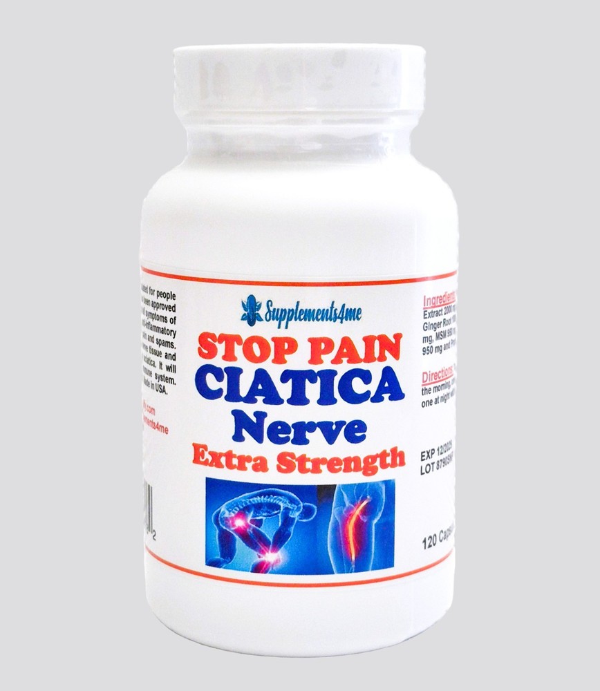 STOP SCIATICA NERVE PAIN  - MADE IN USA - 240 CAPS