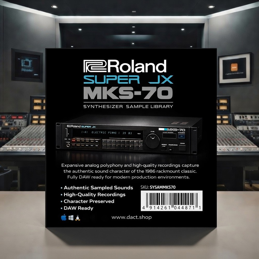 Roland Super JX MKS-70 Synth Sample Library