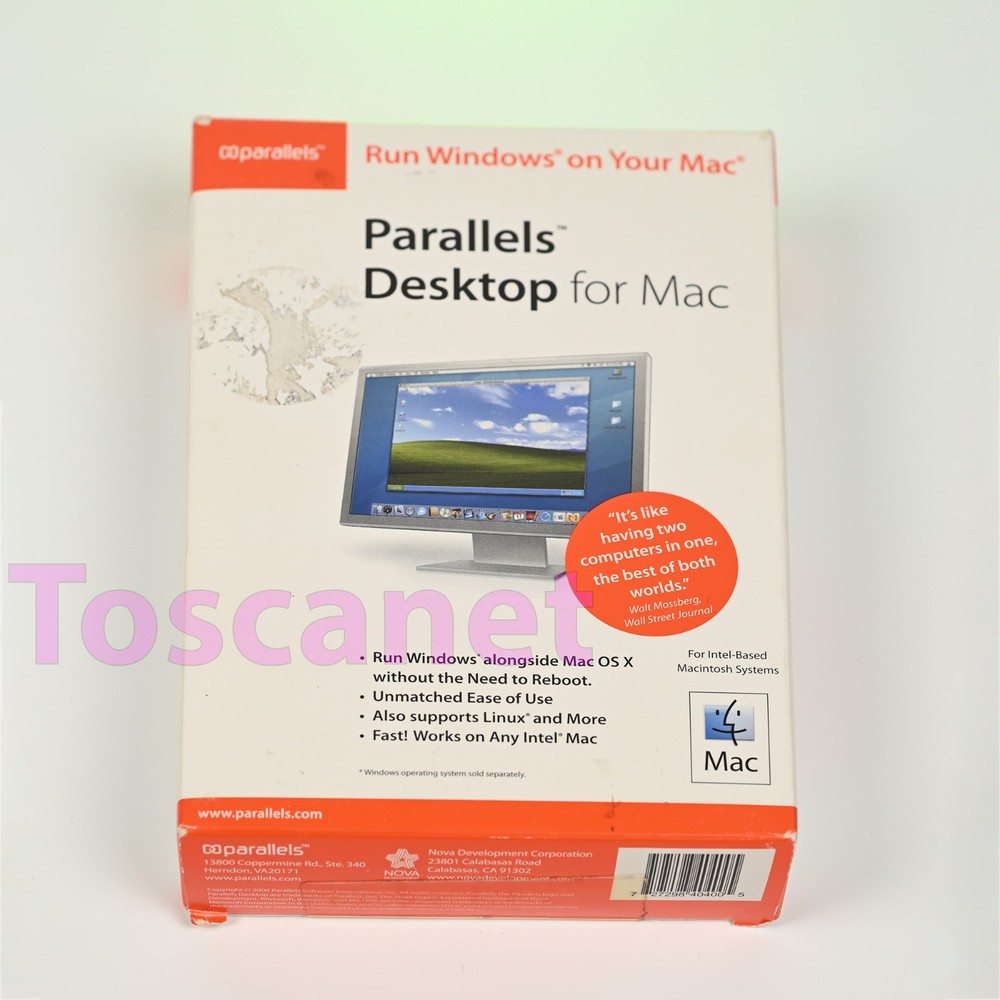 Parallels Desktop for Mac, Run Windows on Your Mac OS X, Pre Owned