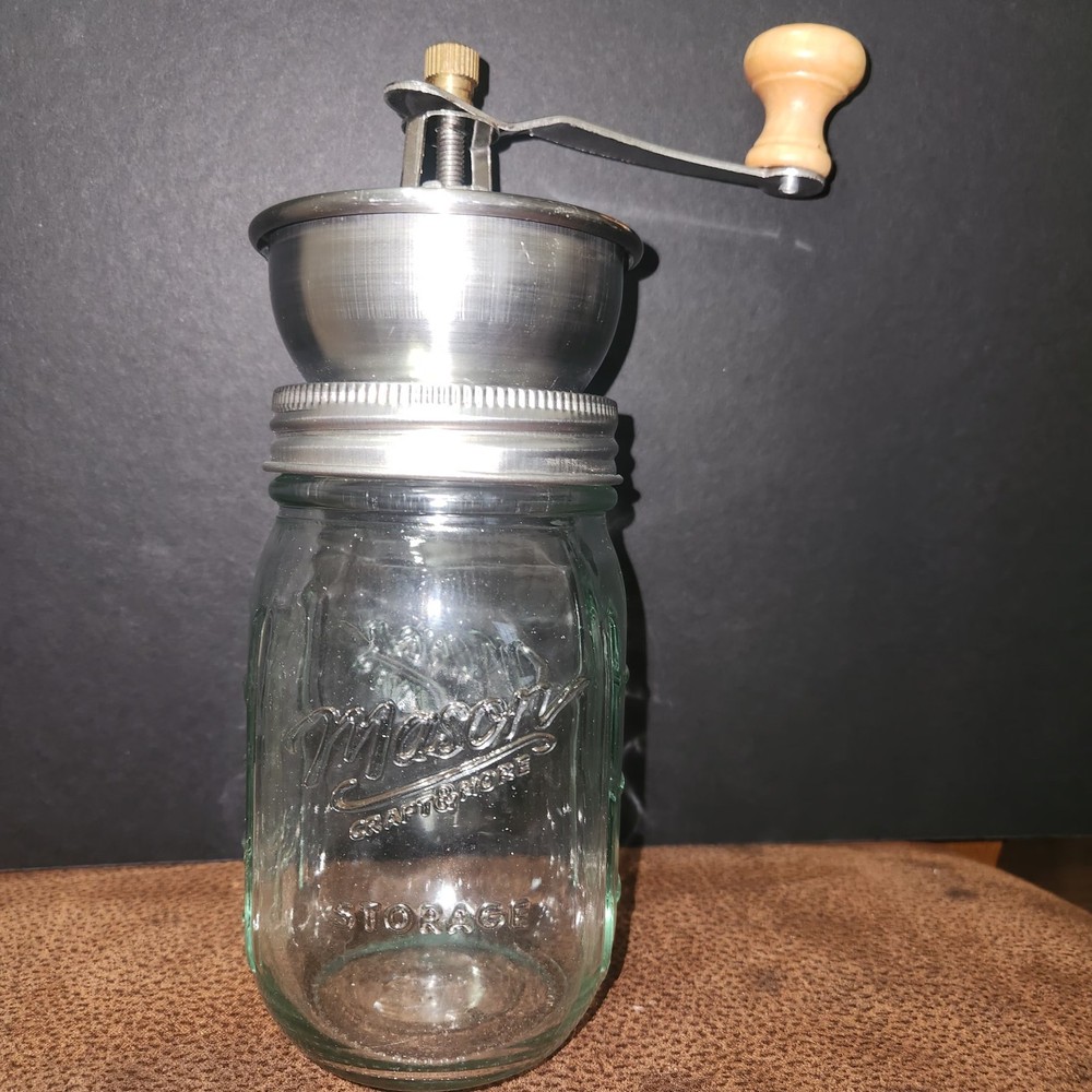 Mason Jar Coffee Manual Coffee Bean Grinder