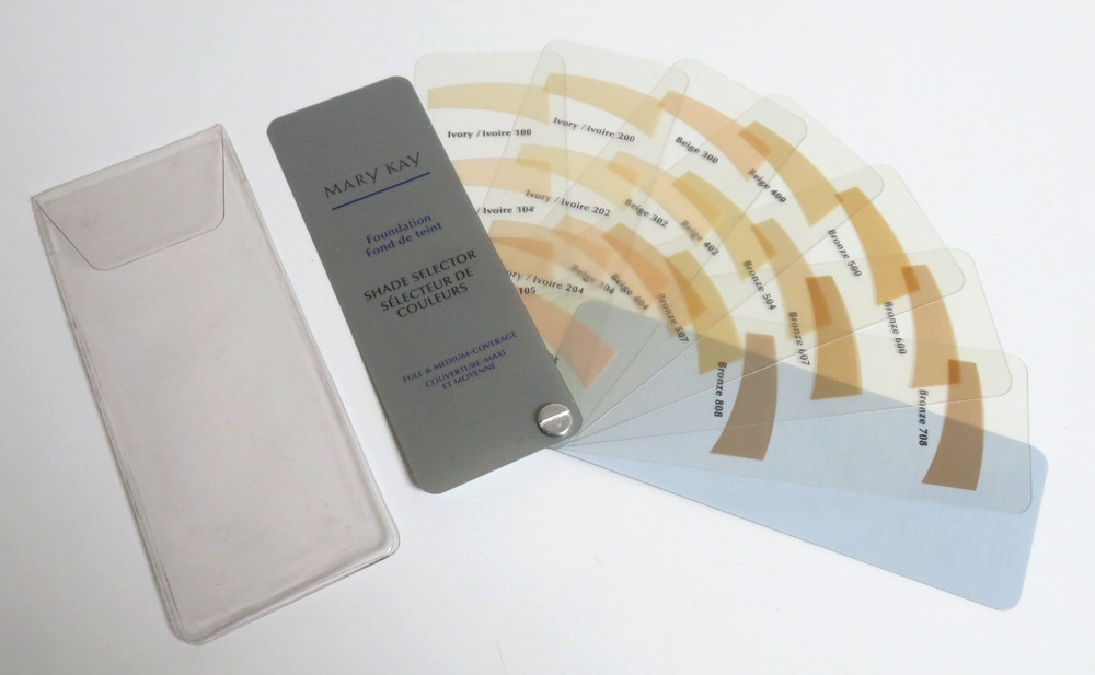 Mary Kay Foundation Shade Selector for Full & Medium Coverage Color Tool