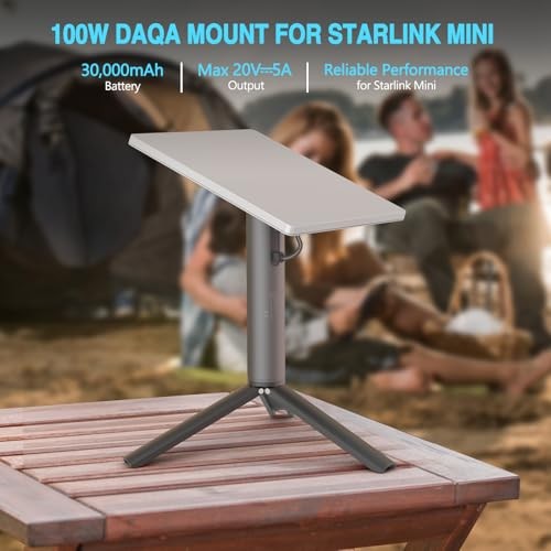 for Starlink Mini Battery Mount, with Battery Pack 20V 5A Output, Adjustable