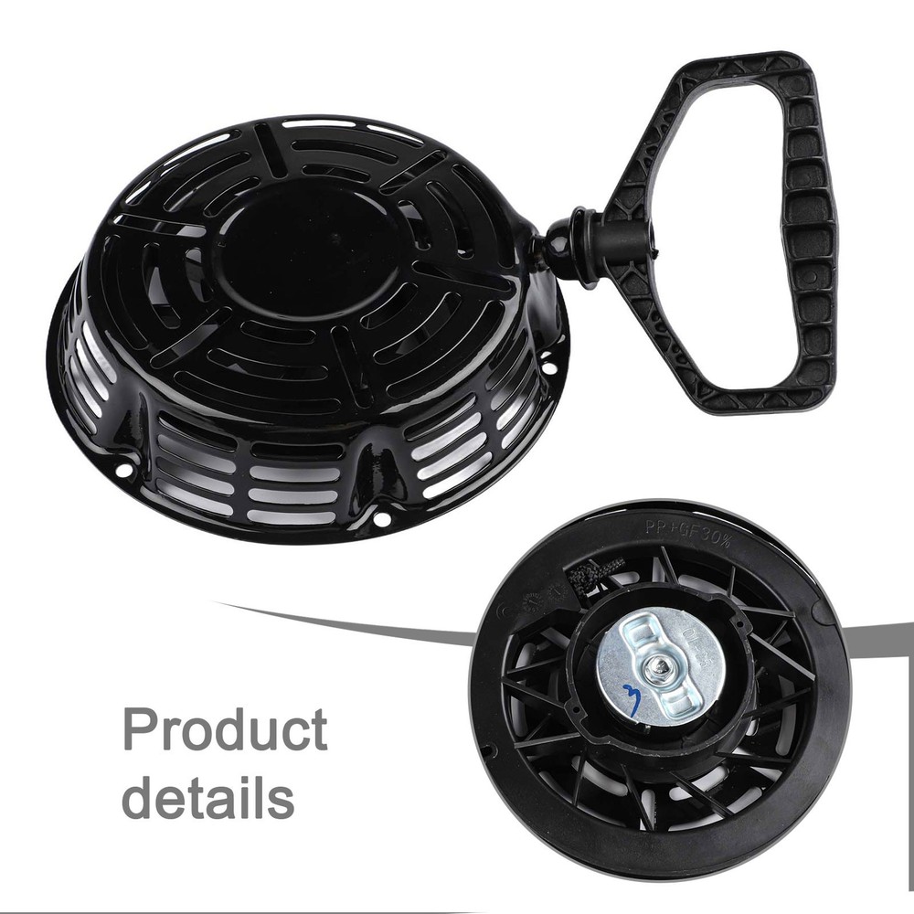 Pull Start Recoil Starter Assembly for Snow Blowers with Installation Kit