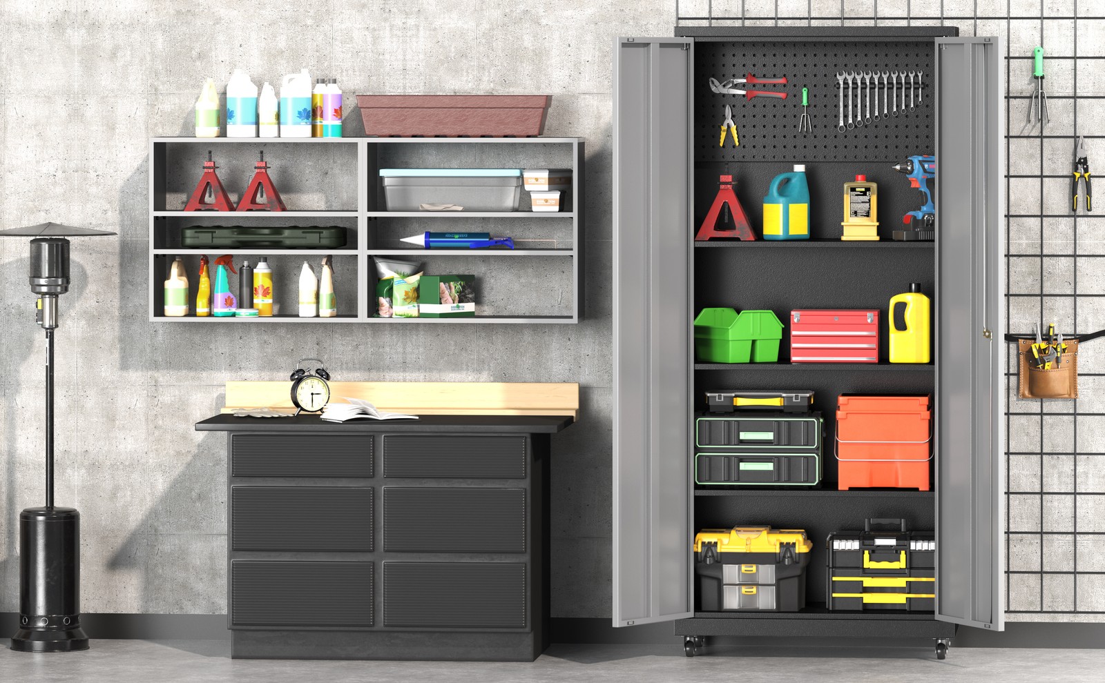 Rolling Tool Chest Cabinet Tool Box Lockable Tool Storage Cabinet Garage Cabinet