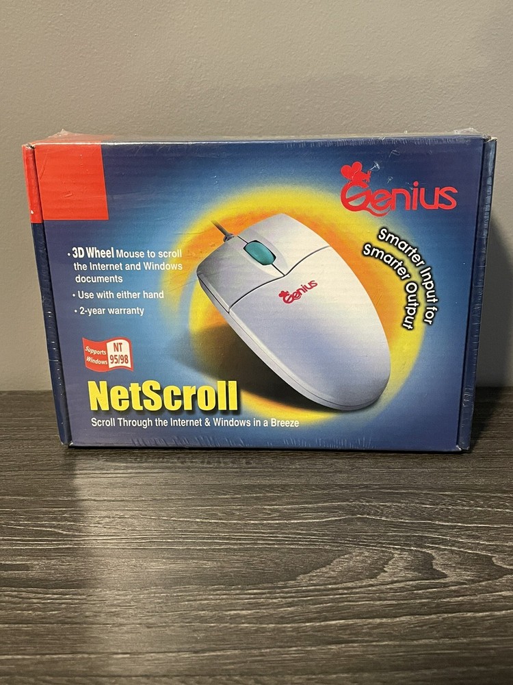 NOS Genius NetScroll PS/2 Mouse