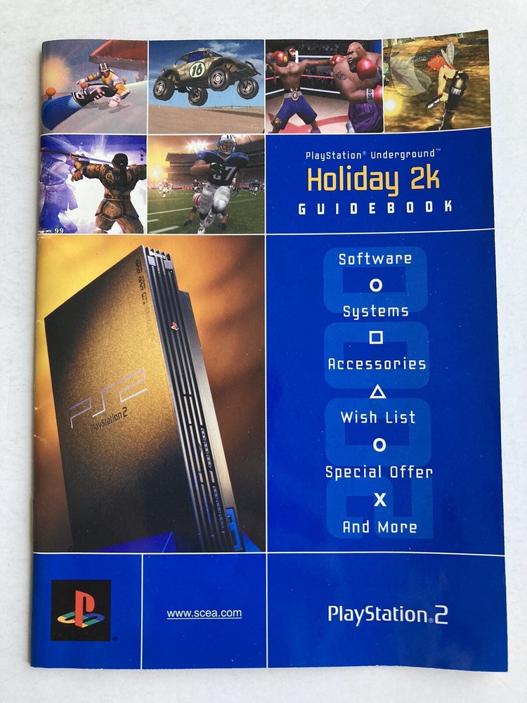 Sony Playstation Underground Holiday 2k Guidebook