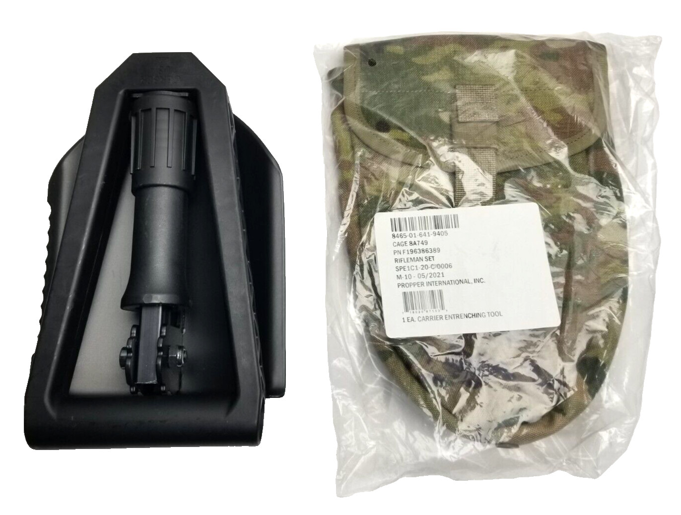 USGI Military USMC Gerber 2000 Entrenching Tool Trifold E-tool Shovel OCP Cover