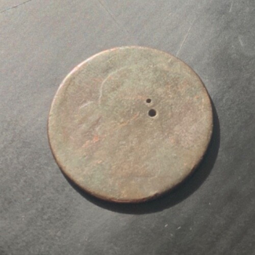 usa draped bust large cent 1976 -poor condition
