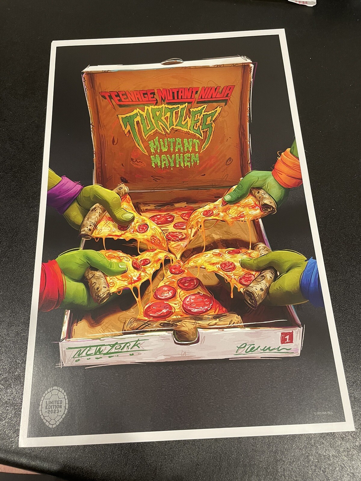 AMC/B&B 2023 Teenage Mutant Ninja Turtles: Mutant Mayhem - EXCLUSIVE POSTER TMNT