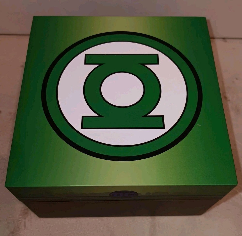 Green Lantern All Lanterns Corps Adjustable 9 Ring Set DC Comics w Gift Box