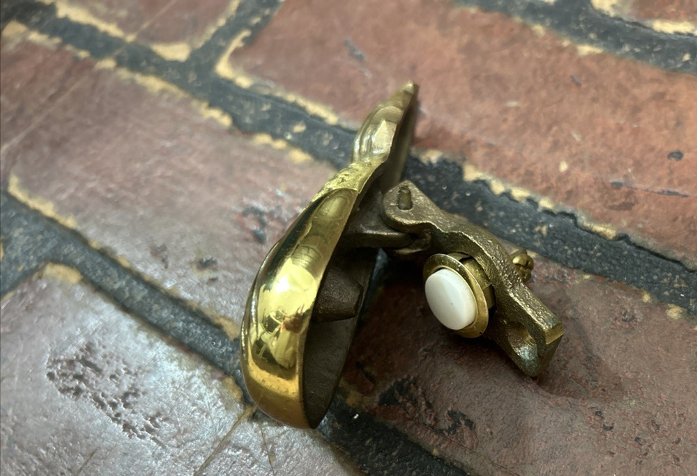 Vintage Brass Pineapple Door Bell Ringer
