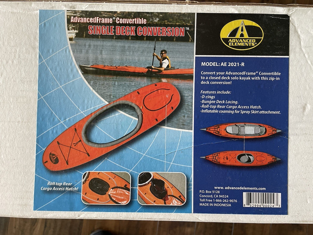 ADVANCED ELEMENTS Advanceframe Convertible Single Deck Conversion AE2021-R Kayak