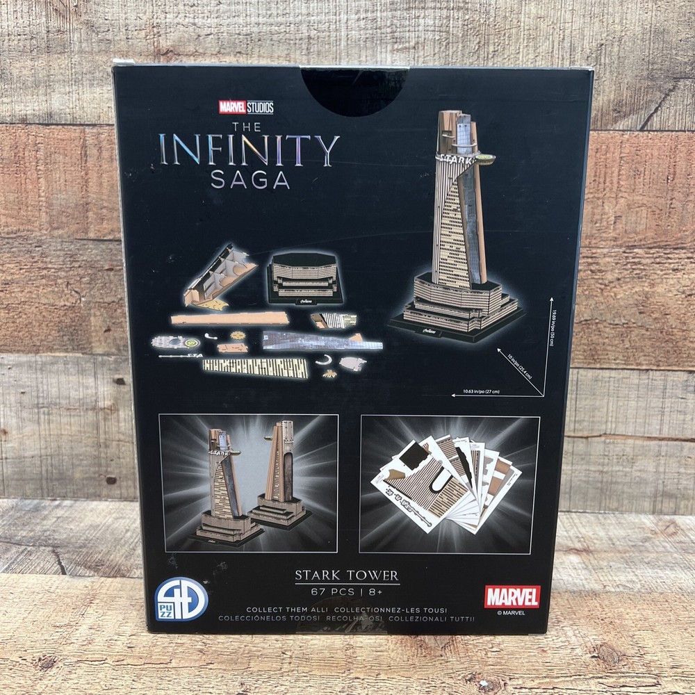 Marvel Stark Tower 3D Puzzle Brand 67PC 2022 4D MARVEL INFINITY.