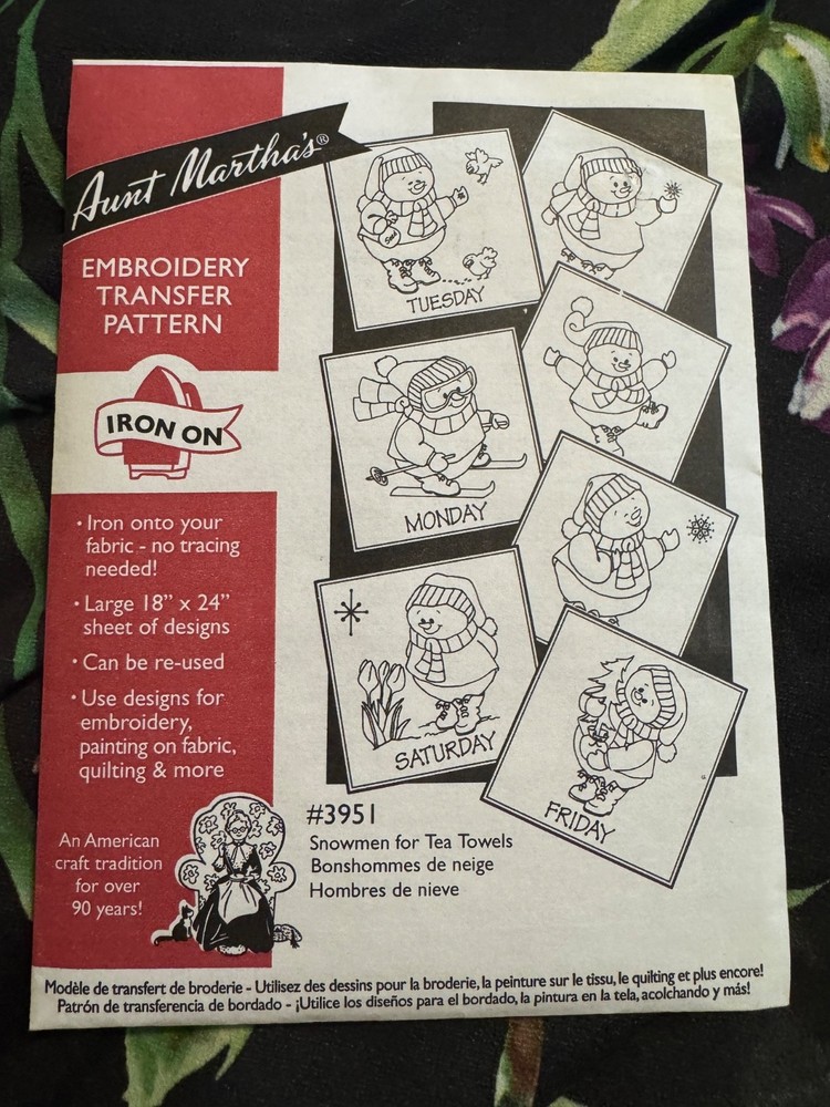 embroidery transfer patterns