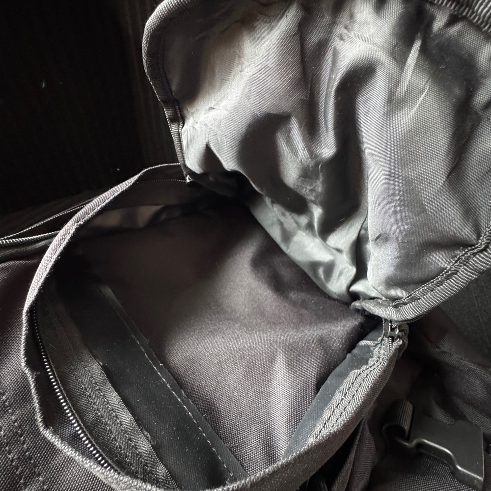 Black Highland Tactical Backpack Daypack with Compression Straps