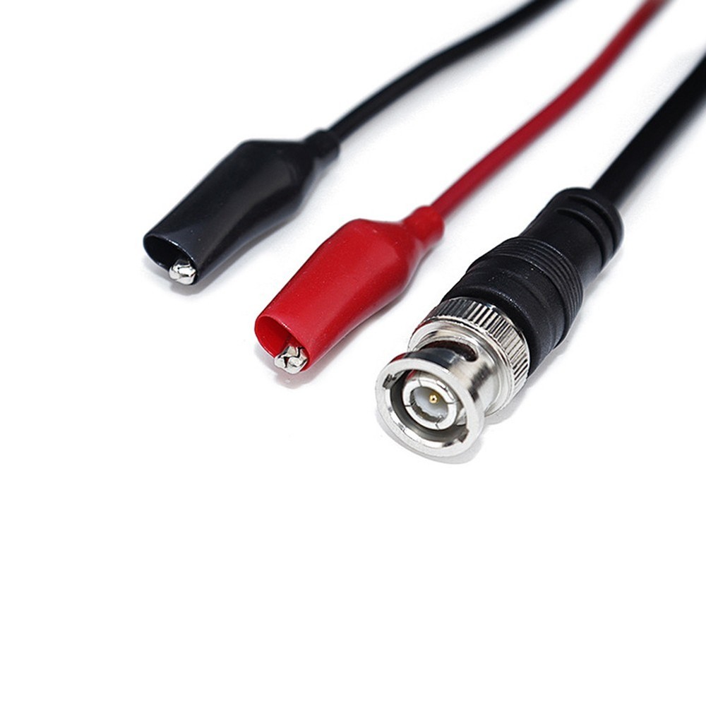 Crocodile Clip Adapter Set with BNC Connector for Laboratory Testing Needs