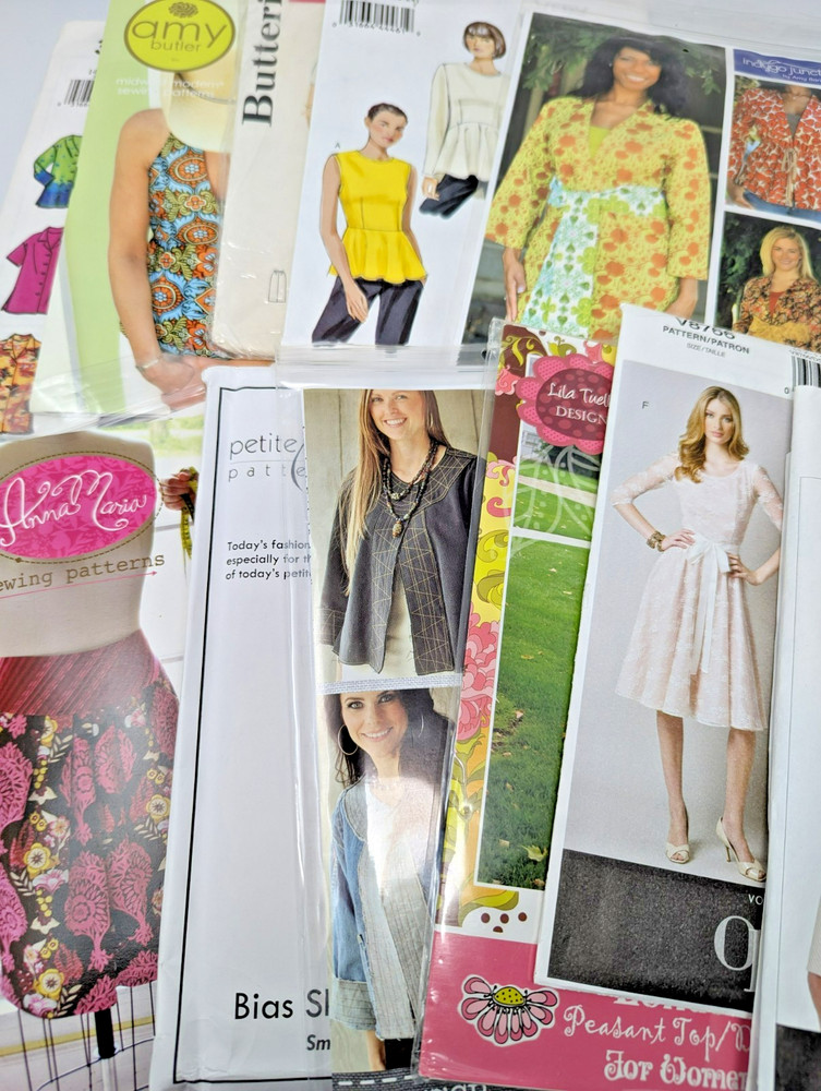 Sewing Pattern Womans Multi sizes, Shirts, Pants, Dresses, Skirts, Jackets