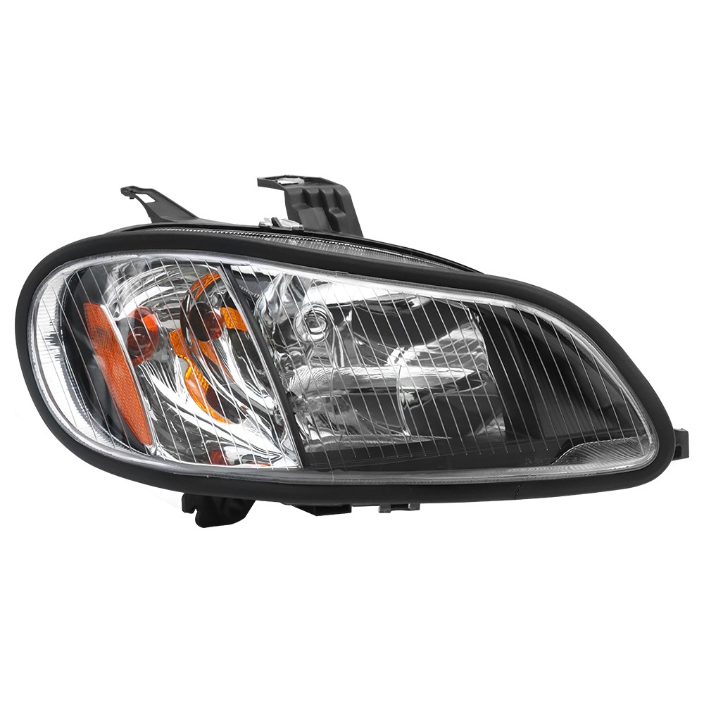 Black Headlight Assembly Fits 2004-2013 Freightliner M2 Passenger Side