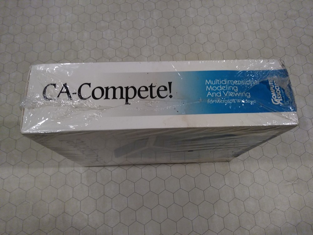 CA-Complete! for Windows Computer Associates 1992 data modeling Demo Copy SEALED