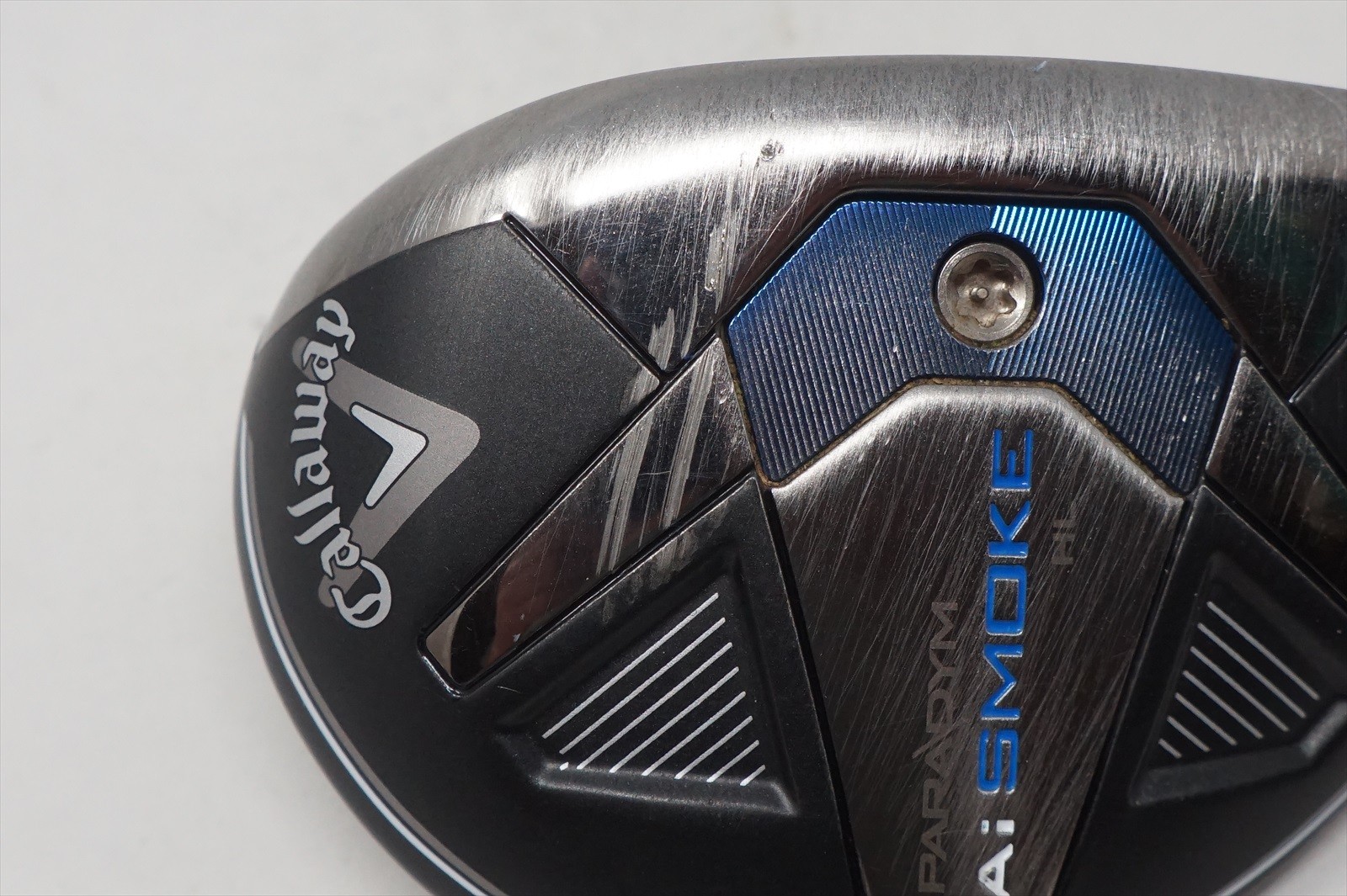 Callaway Paradym Ai Smoke Hl 21* #4 Hybrid Club Head Only GOOD Cond 3-3-B