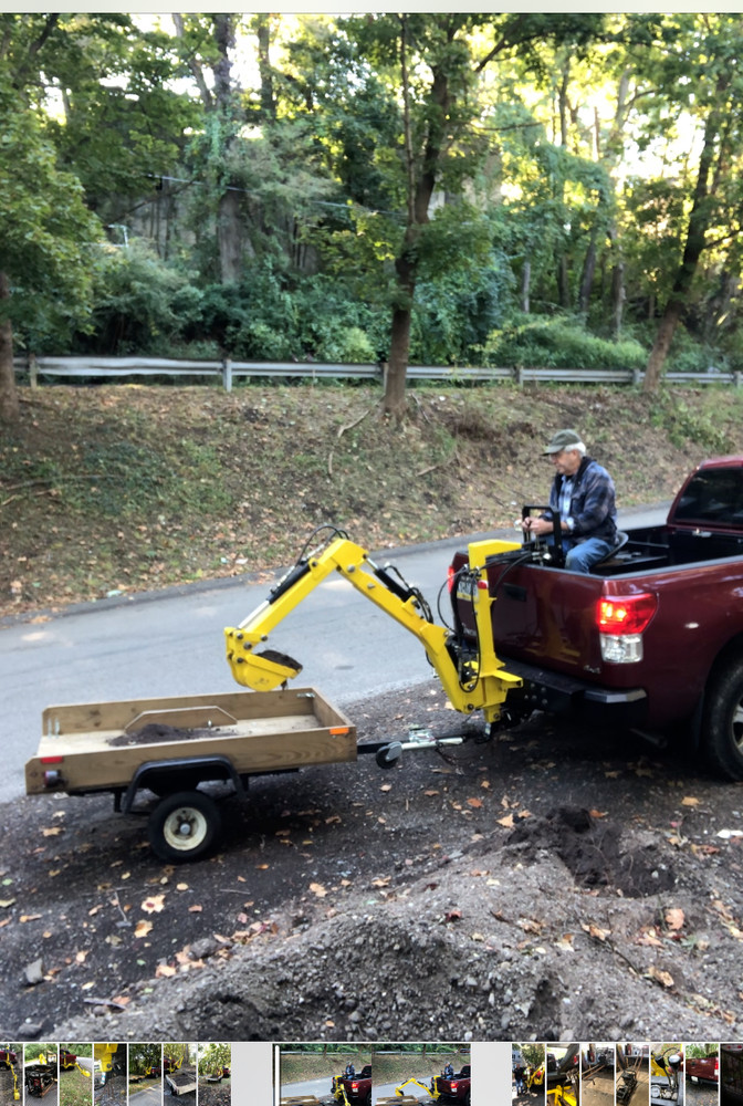 US Patent w/ Working Prototype Package. YouTube: ‘DigUpTruck’ Backhoe Excavator