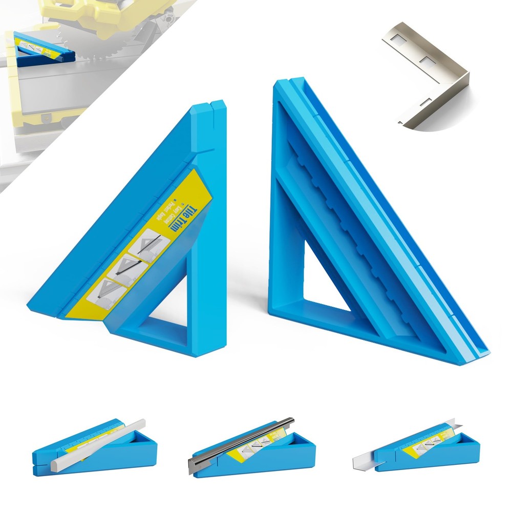 Tile Tool, Edge Trim Cutting Tool for Installation, Precise 45-Degree...