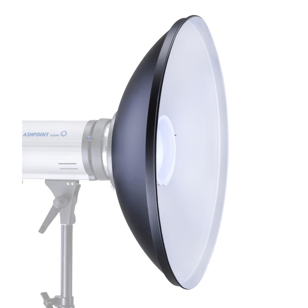 17" White Beauty Dish for Flashpoint Mount