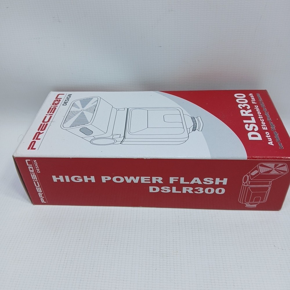 Precision Design DSLR300 Auto Electronic Flash, Low Voltage High Power Flash