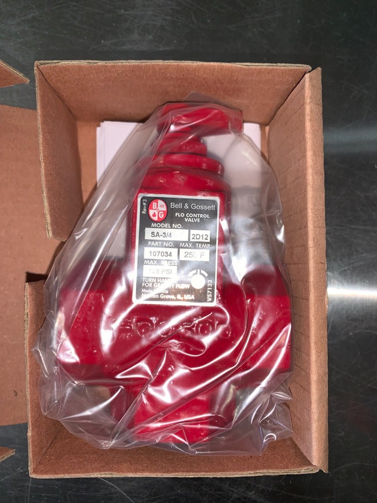 B&G FLO-CONTROL VALVE SA 3/4" 107034