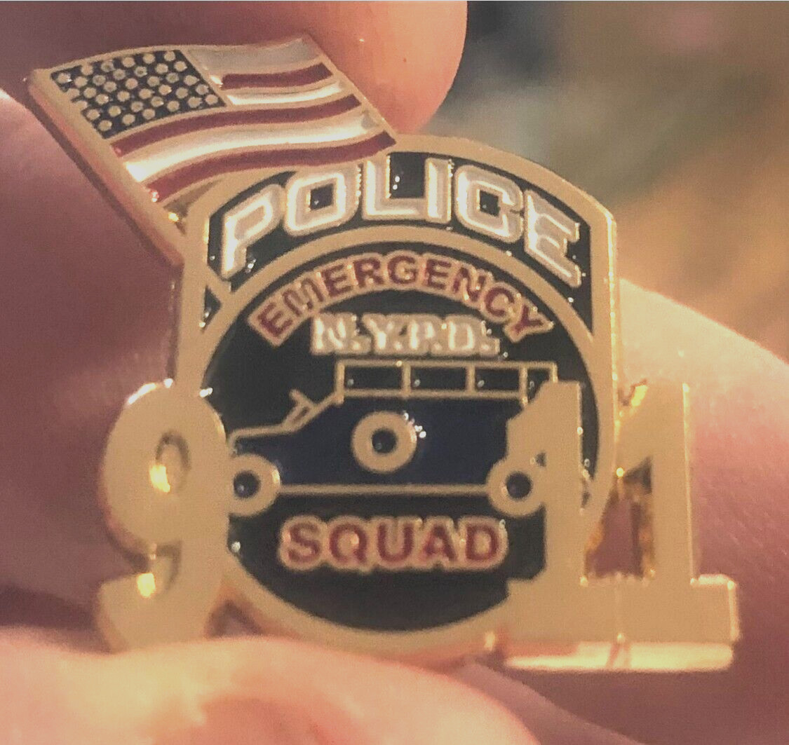 NYPD Emergency Service Unit Lapel Pin SWAT Police WTC 911 never forget