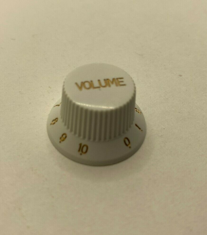 White Strat Volume Knob Dot Indicator - Single