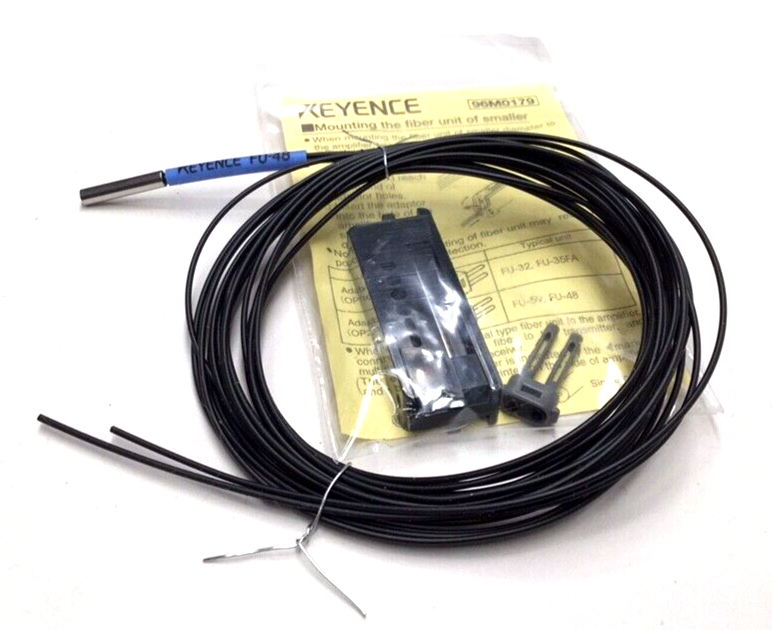 Keyence FU-48 Sensor Reflective Fiber Optic Unit FU48