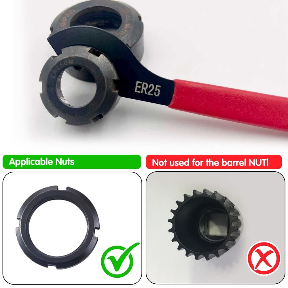 4 Pcs Coilover Wrench Spanner C-Shape Spanner Adjustment Tool for Car Motorcycle