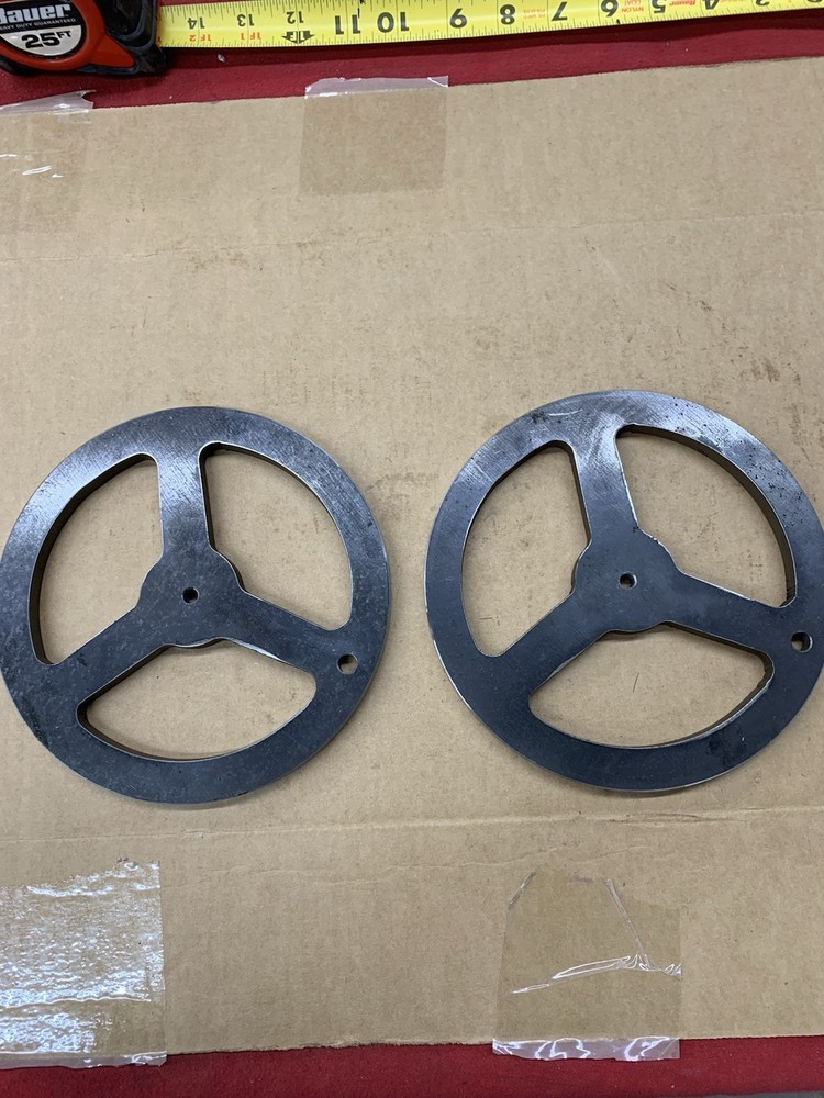 Two Machinery Hand Wheel 7 Inch Diameter Blanks