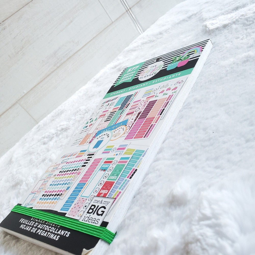 The Happy Planner Student Sticker Sheets Read Description