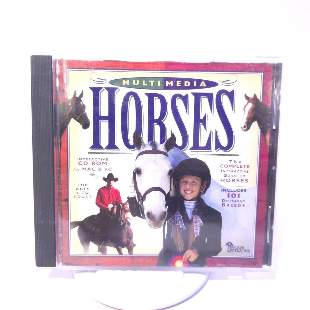 Multimedia Horses Complete Interactive Guide Breyer Horse CD-ROM Mac/Win