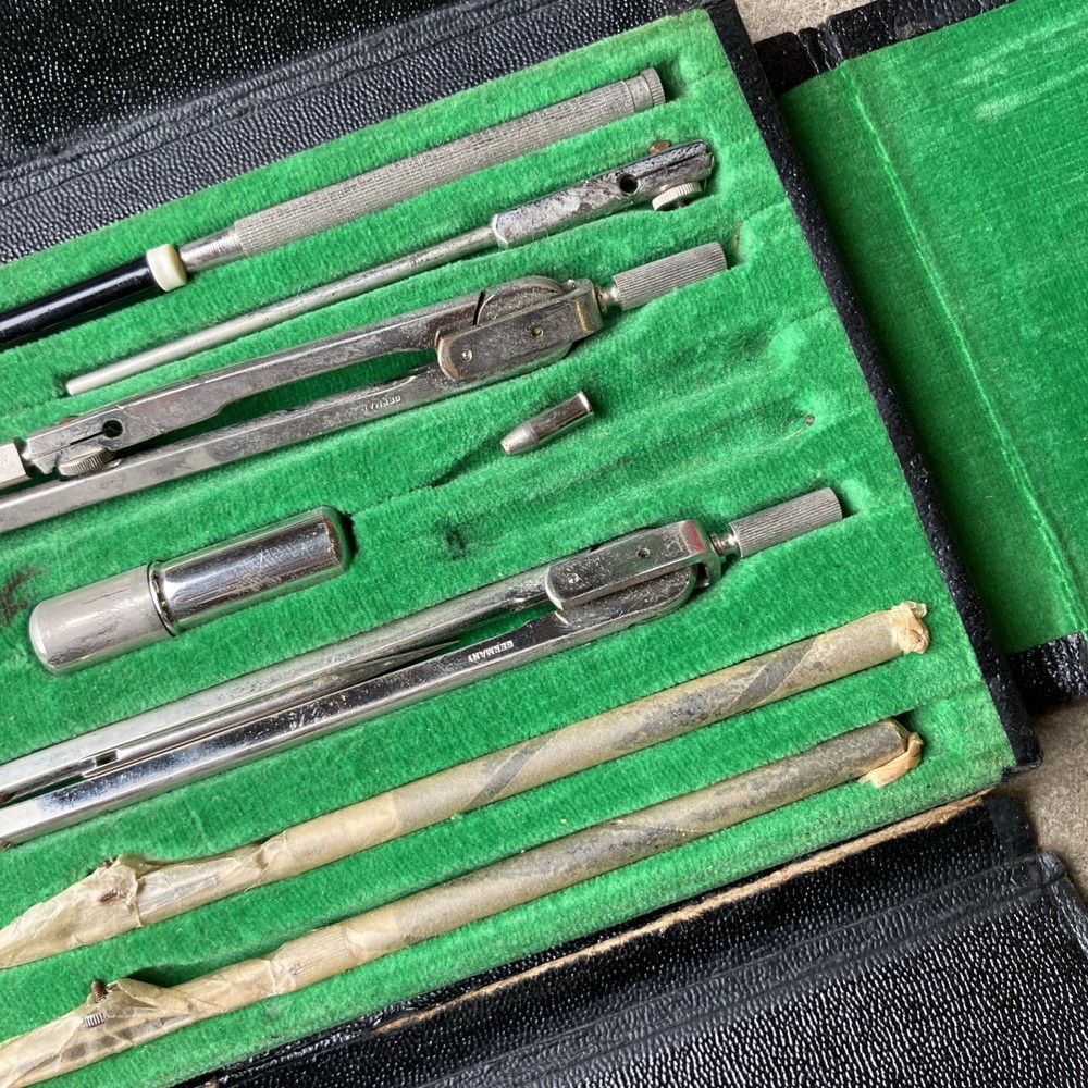 VTG Drafting Tools Made in Germany #1816 Antique Drafting Tool Set B2