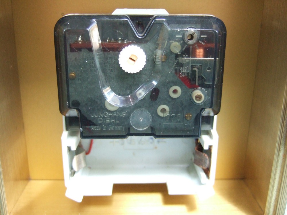 RARE Vintage Junghans RESONIC Brass Mantle Clock!