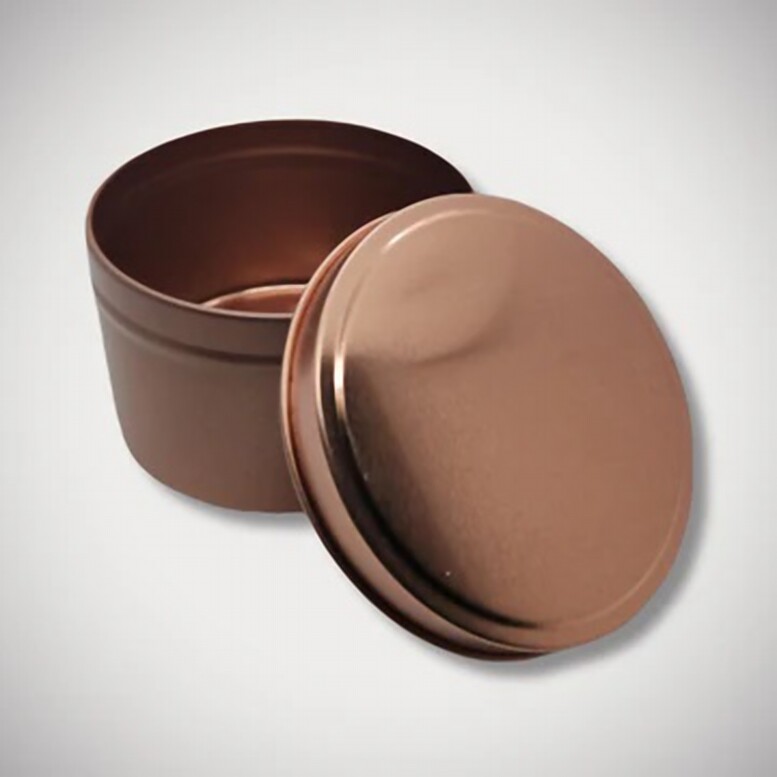 4 oz and 8 oz Rose Gold Seamless Candle Tins with Lids (6-12-24-48 count)