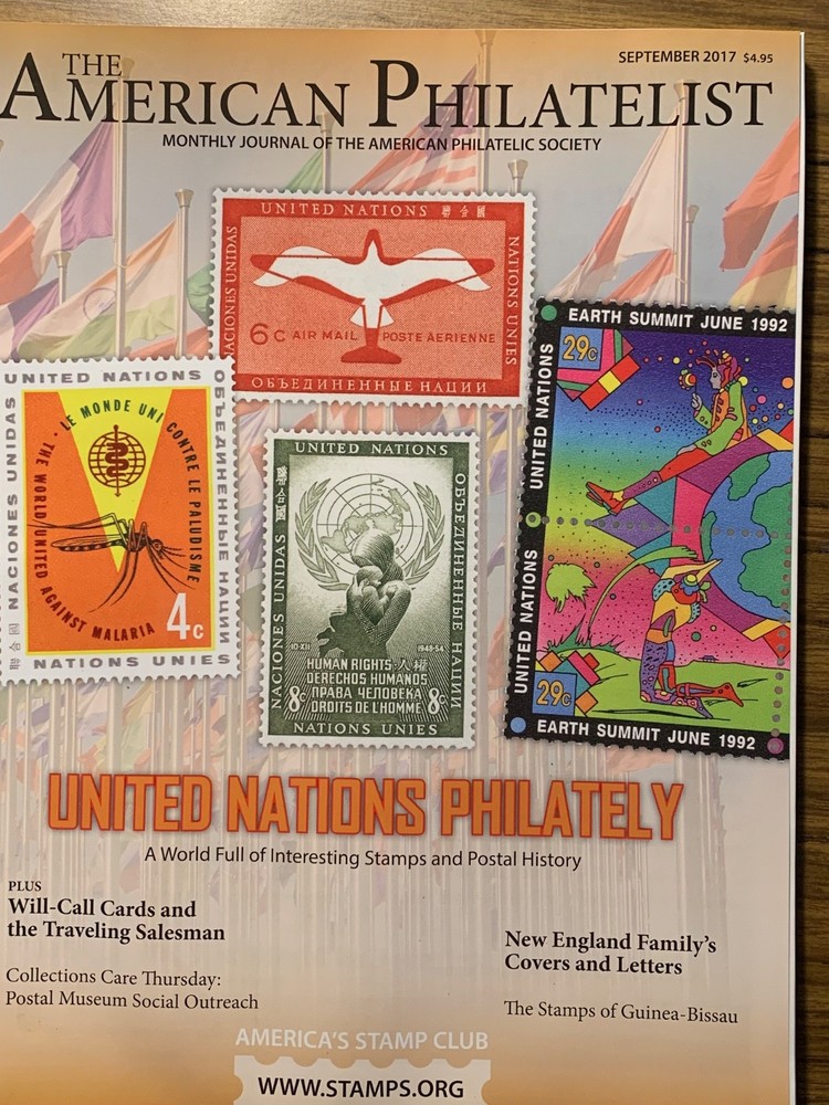 American Philatelist Magazine  2017,  September