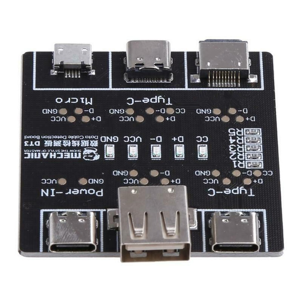 DT3 Data Cable Detection Board USB Cable Tester For iOS Android Type-C iPhone d