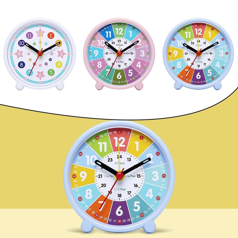 Kid's Classroom Clock Analog And Digital Time Learning Comprehensive Time Tool