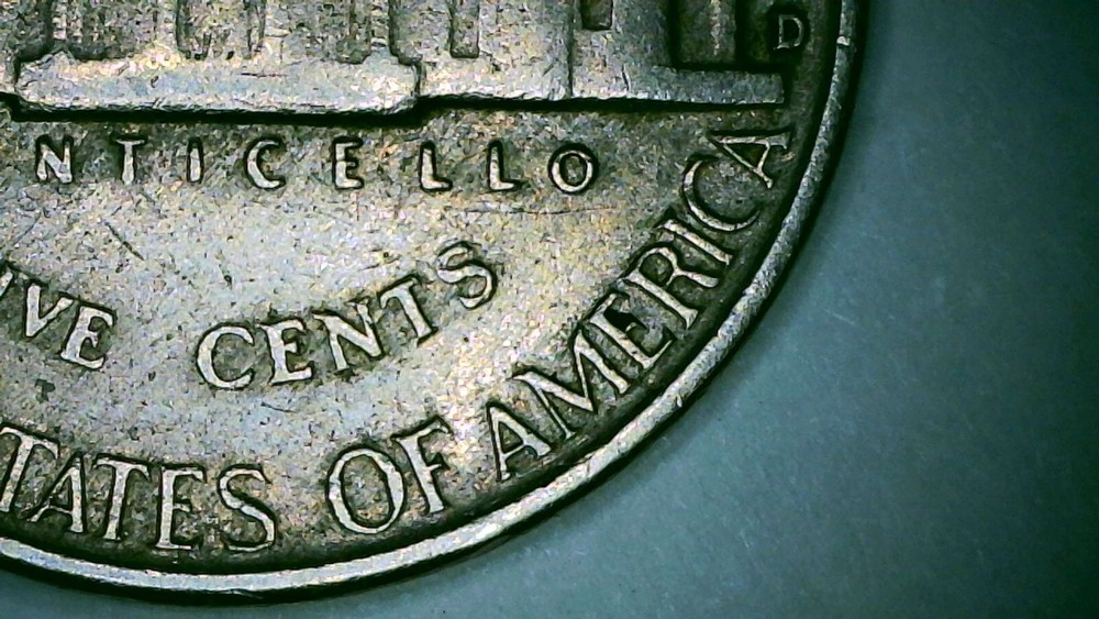 1954 D over S mint  mark Jefferson  Nickel errors