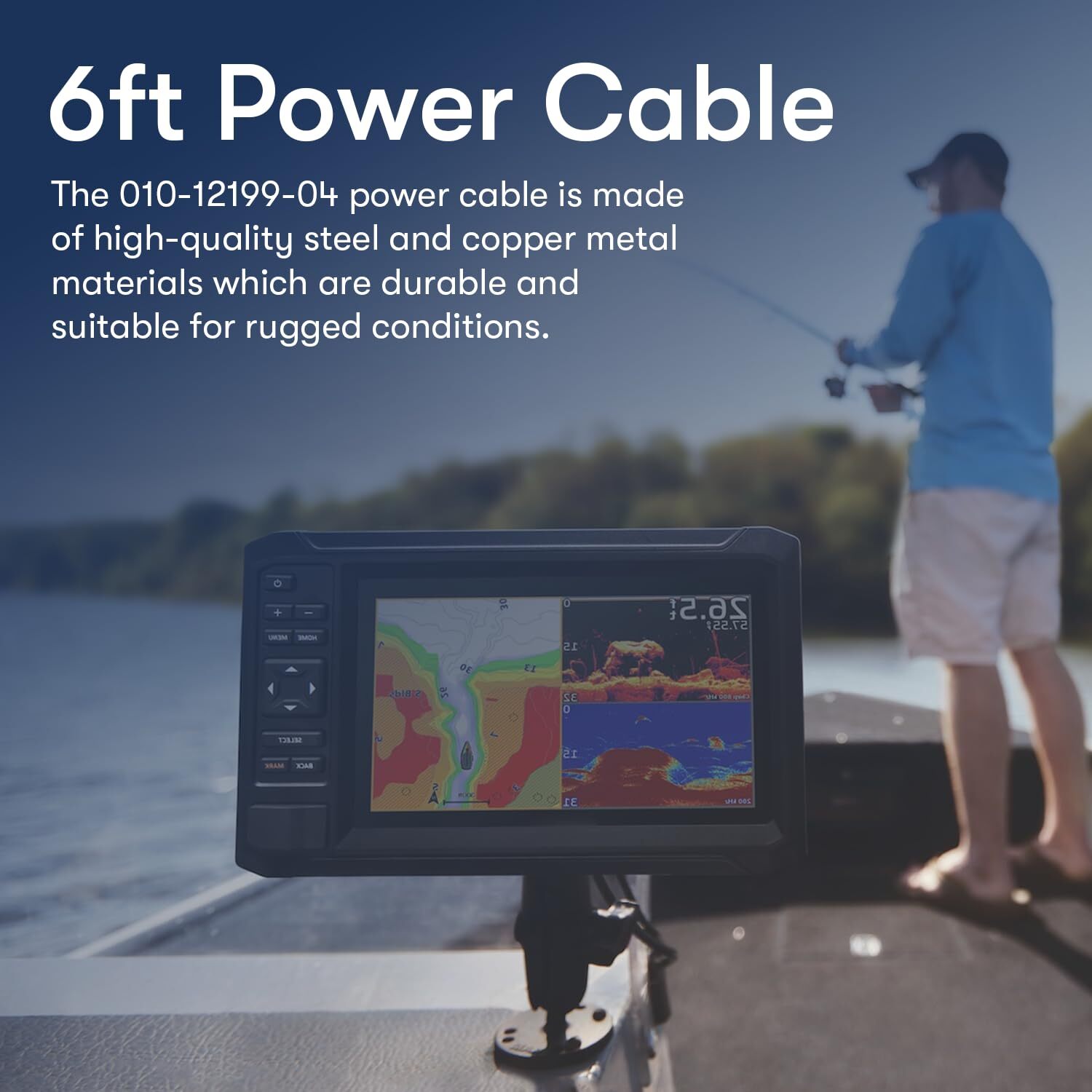 010-12199-04 Power/Data Cable 4-Pin For Garmin Striker VIVID 4cv 5cv 7cv 7sv 9sv