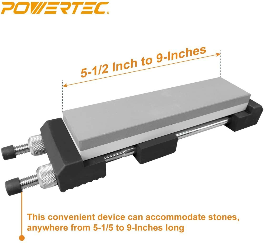 POWERTEC 5-1/2 to 9 inch Sharpening Stone Holder Double-Sided (71013)