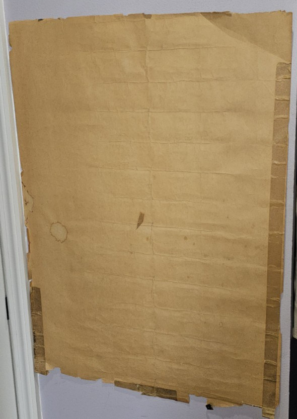 Vintage Janis Joplin Black & White Poster Altered Hand Painted Blacklight Paint