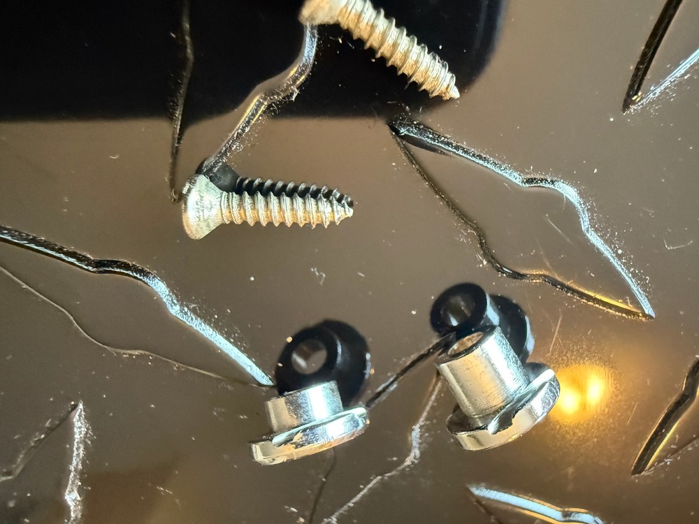 1979 Mighty Mite Round String Tree Set Chrome