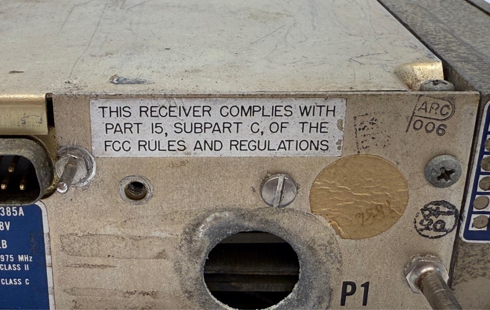 ARC RT-385A 46660 NAV COM 28V TRANSCEIVER CESSNA TSO C37b C38b CORE