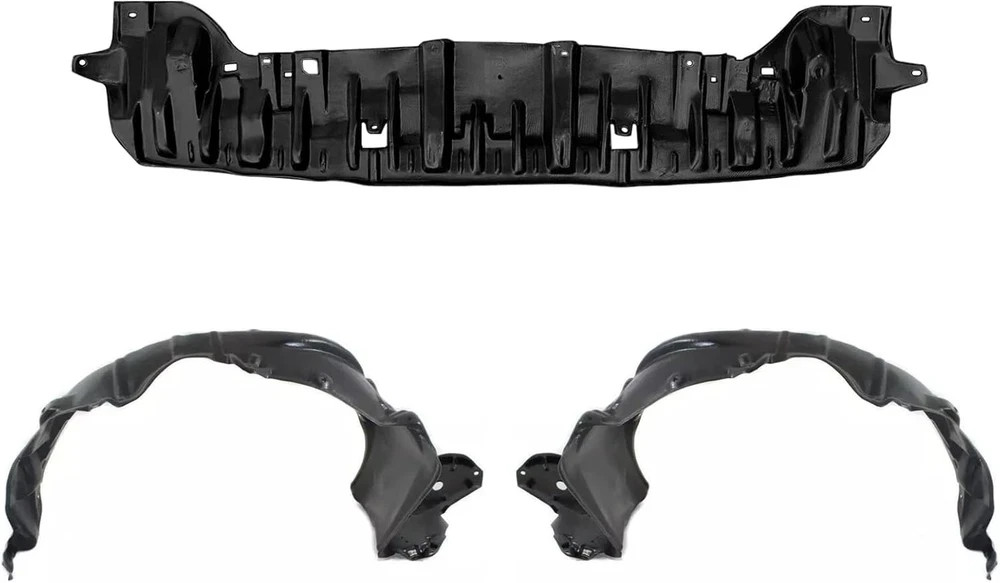 Fender Liner & Engine Splash Shield Set Compatible with 2012 2013 2014 Toy-OTA
